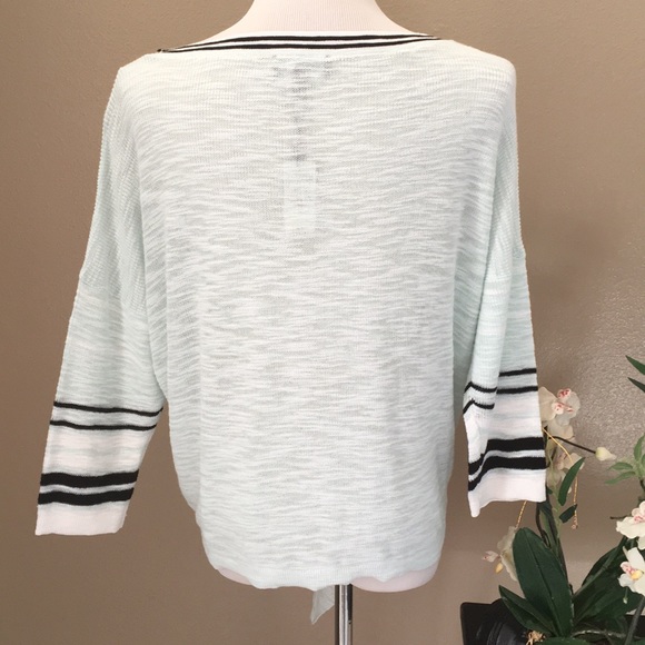 NWT Express Tie Front Top Lightweight Sweater - Picture 3 of 7